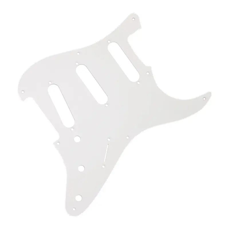 Fender Pickguard - 57 Strat - White 8 Hole 1 Ply
