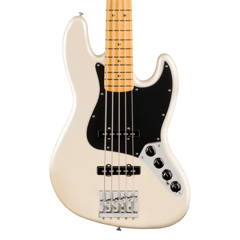 Fender Player II Modified Active Jazz Bass V - Olympic Pearl, Maple Fingerboard