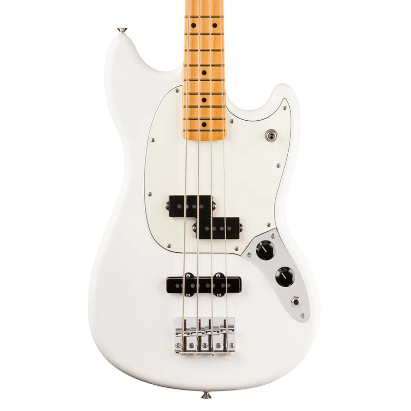Fender Player II Mustang Bass Maple Fretboard Polar White
