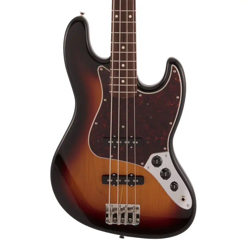 Fender Made in Japan Heritage 60s Jazz Bass - 3-Color Sunburst, Rosewood Fingerboard