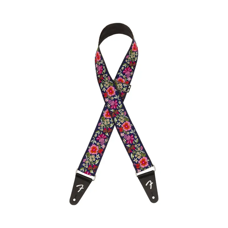 Fender Mosaic Jacquard Guitar Strap - Blue, 2"