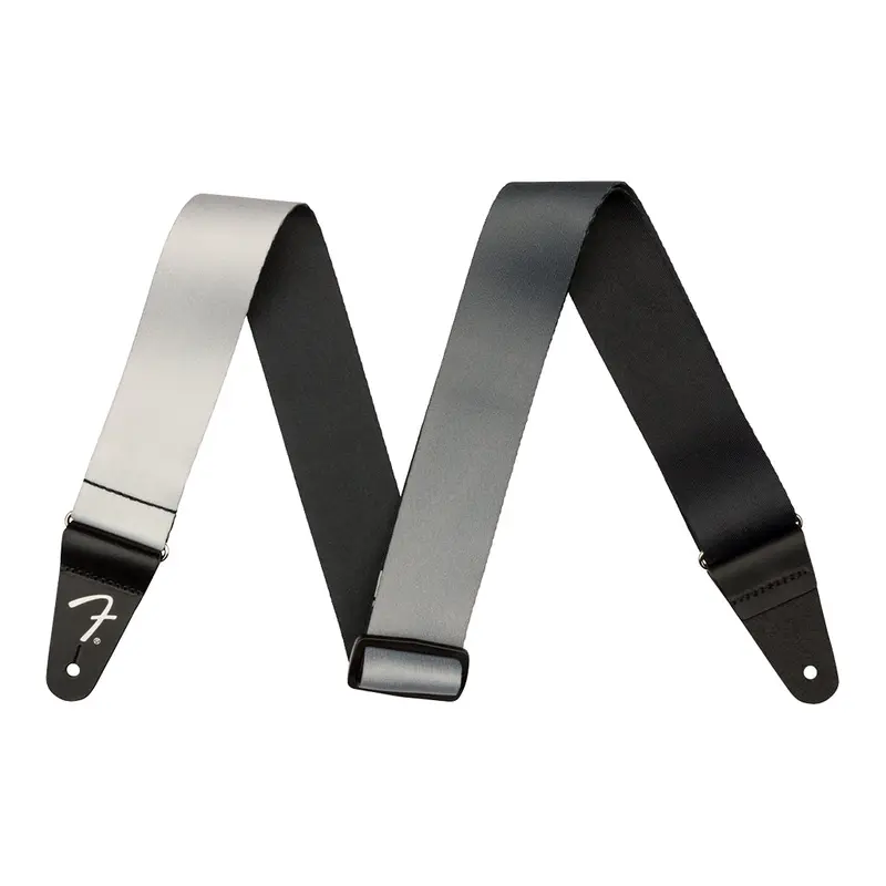 Fender Ombr Strap, Silver Smoke, 2"