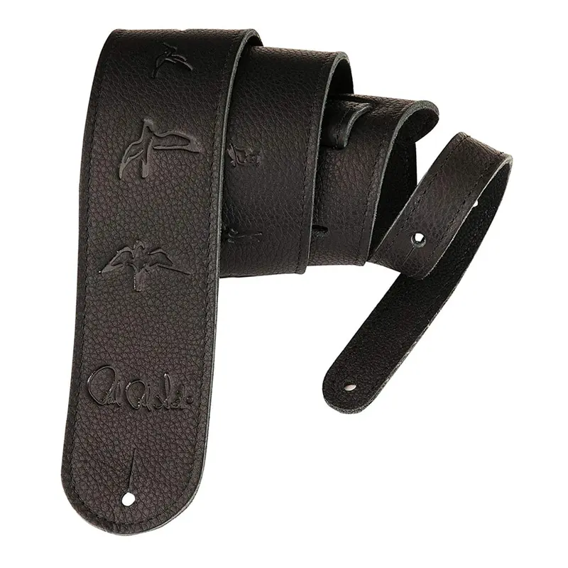 PRS - Guitar Strap, Birds, Leather - Black