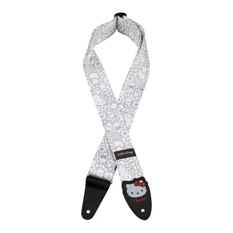 Fender Hello Kitty 2" Poly Strap - White