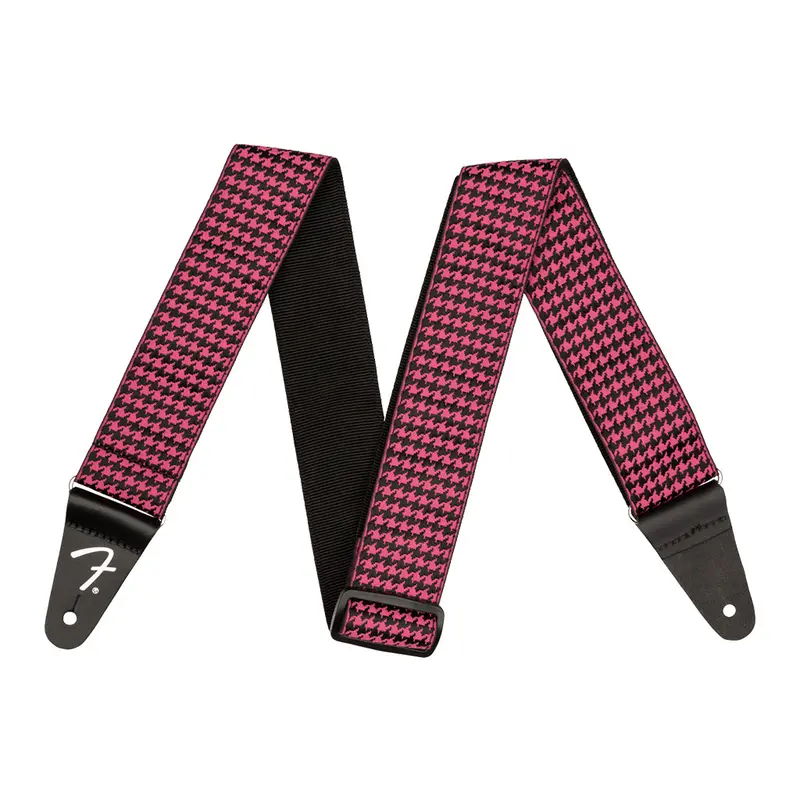 Fender Houndstooth Strap - Pink