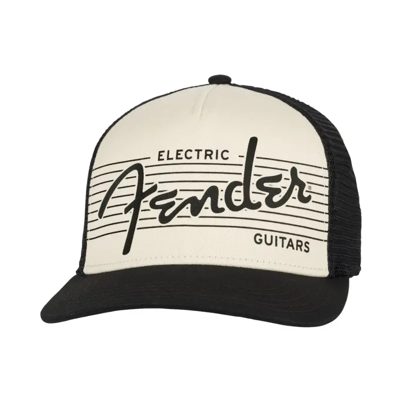 Fender Electric Hat with Black and Cream in One Size
