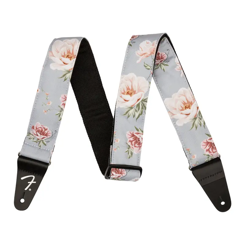 Fender Floral Strap in Gray