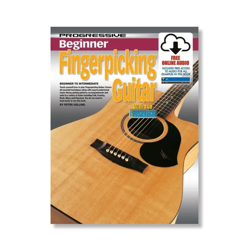 Progressive Beginner Fingerpicking Guitar - Book/Online Audio