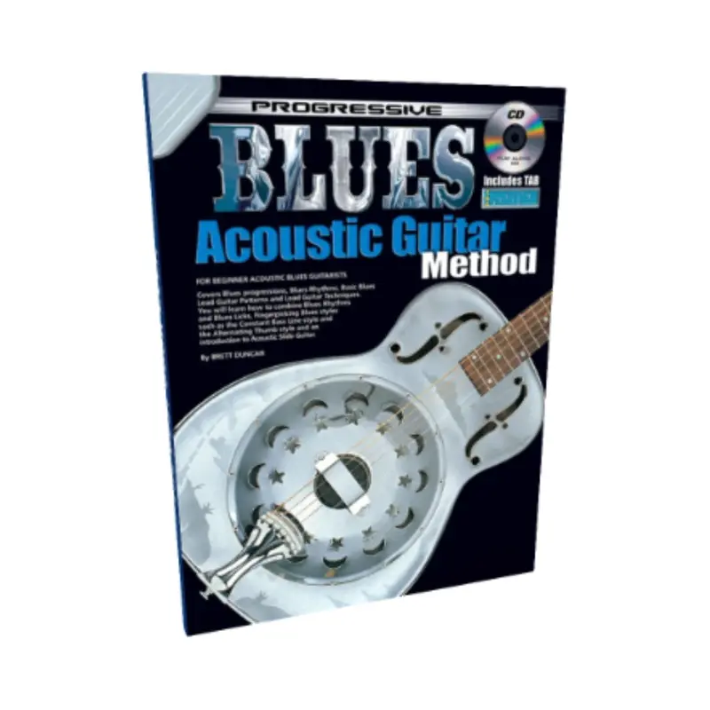 Progressive Blues Acoustic Guitar Method Book