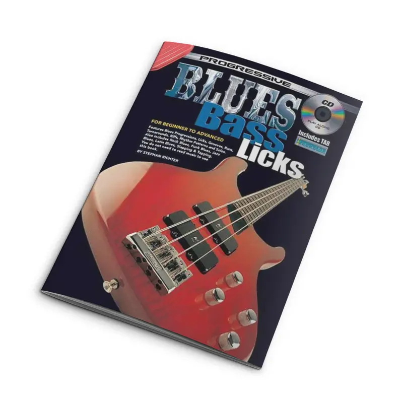 Progressive Blues Bass Licks Book