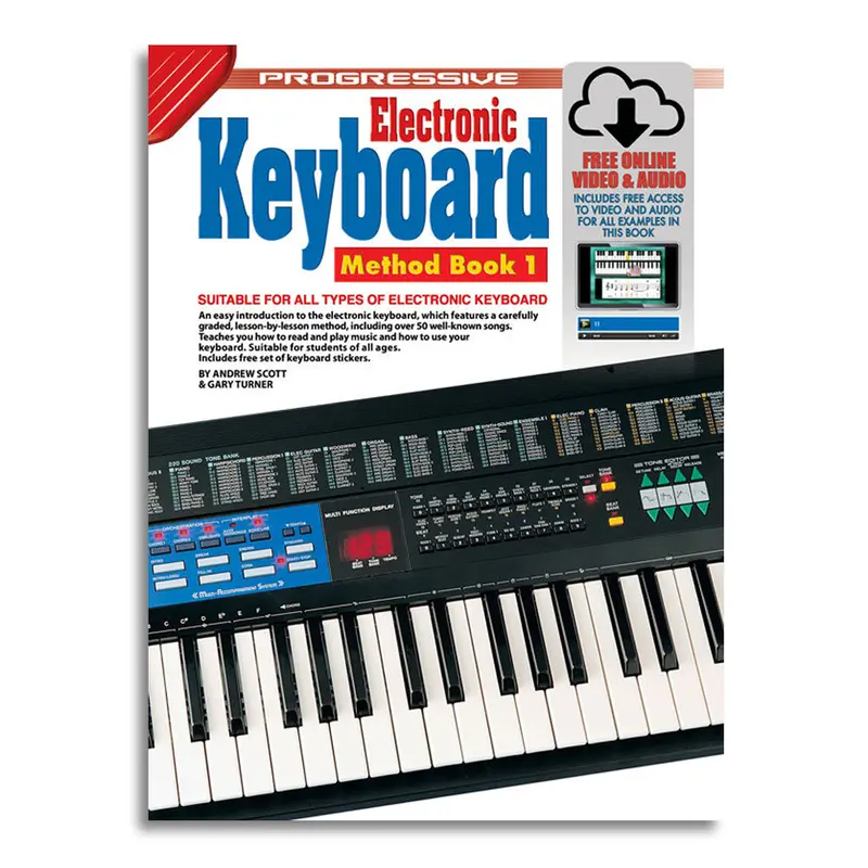 Progressive Keyboard Method Book 1 /Online Video & Audio