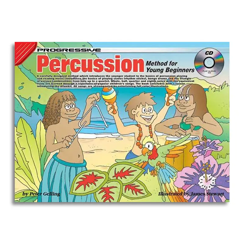 Progressive Method For Young Beginner Percussion BK/CD/DVD