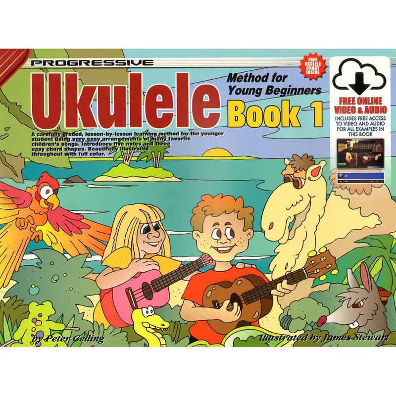 Progressive Method For Young Beginner Ukelele Book 1 Online