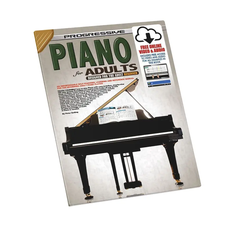 Progressive Piano For Adults - Book