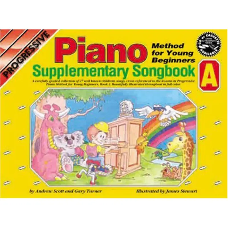 Progressive Piano Method for Young Beginners Supplementary Songbook - A Book