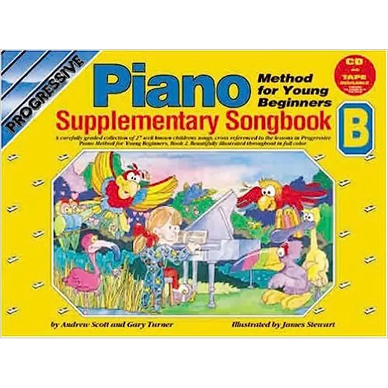 Progressive Piano Method for Young Beginners Supplementary Songbook - B Book
