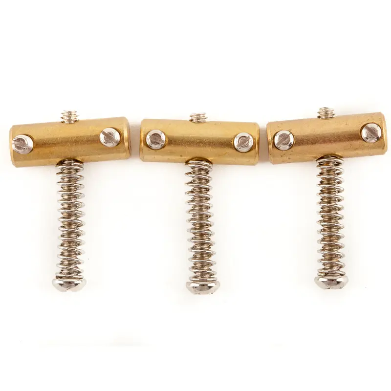 Fender American Vintage Telecaster Compensated Bridge Saddles - Brass - 3 pcs.