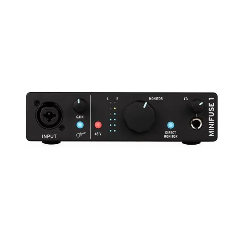 Arturia MiniFuse 1 - 1 In/ 2 Out Audio Interface - Black