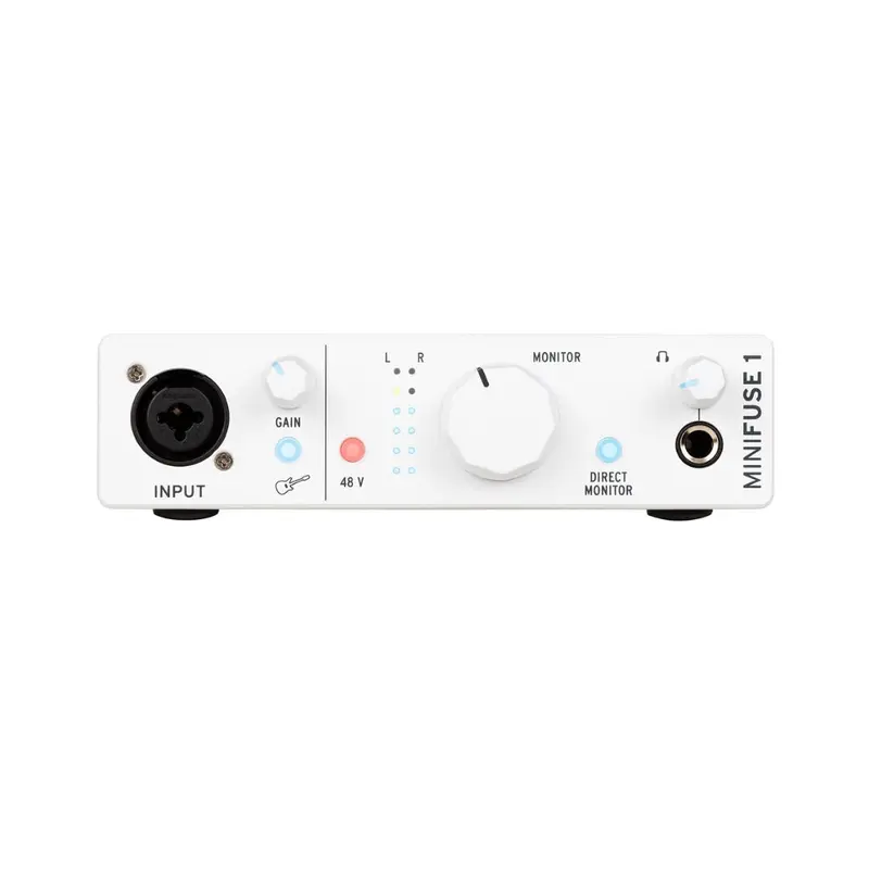 Arturia MiniFuse 1 - 1 In/ 2 Out Audio Interface - White