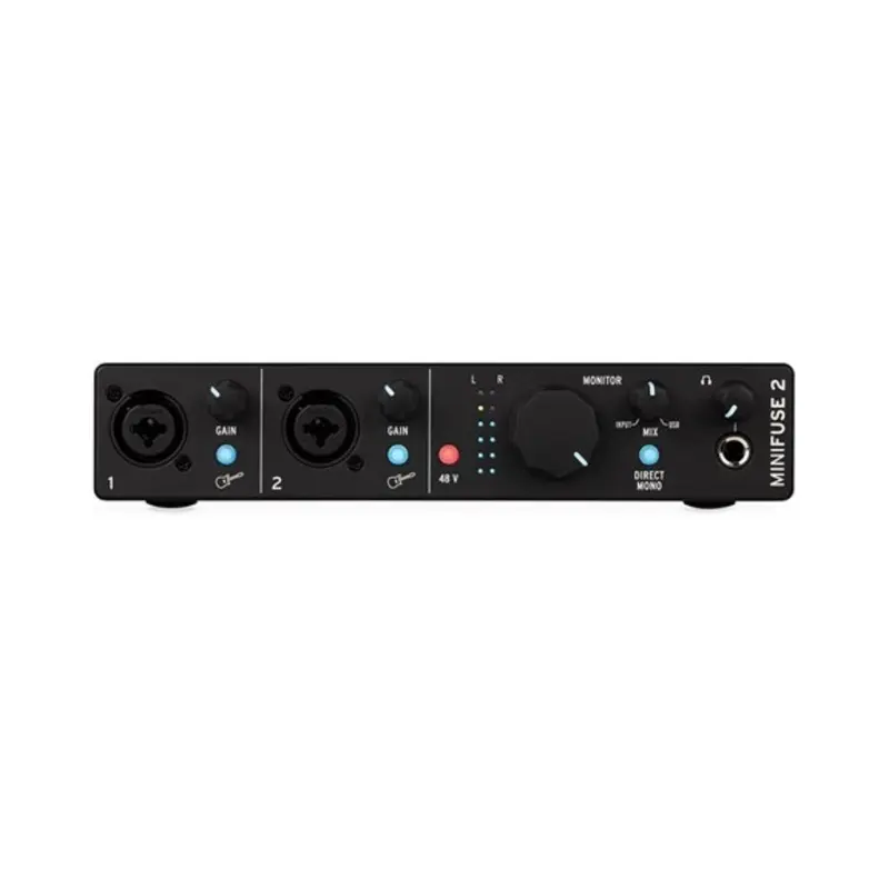 Arturia MiniFuse 2 - 2 In/ 2 Out Audio Interface - Black