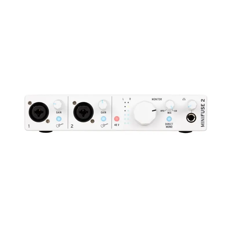 Arturia MiniFuse 2 - 2 In/ 2 Out Audio Interface - White