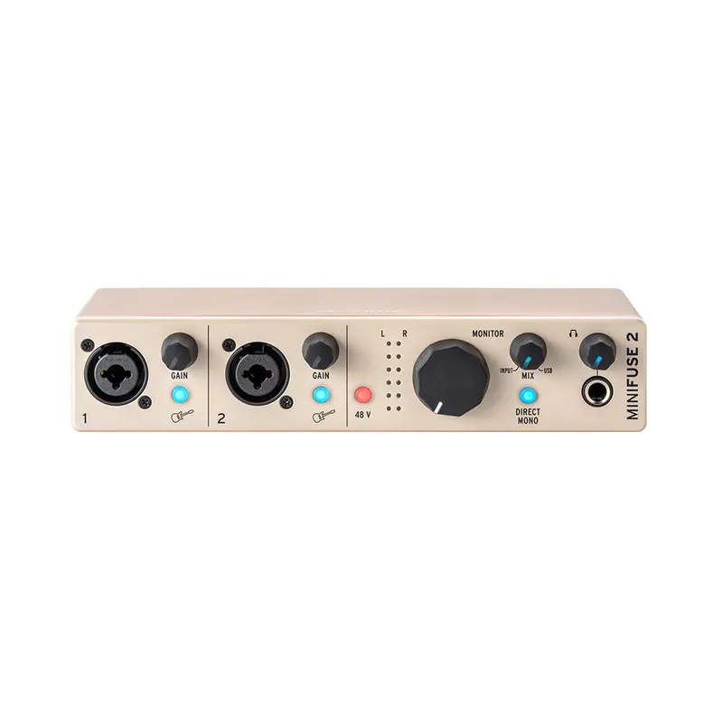 Arturia MiniFuse 2 USB-C Audio Interface - Champagne