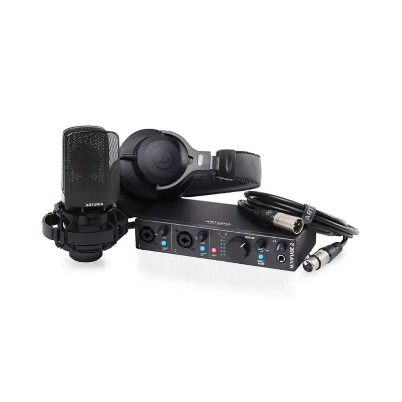 Arturia MiniFuse Recording Studio Pack - Black