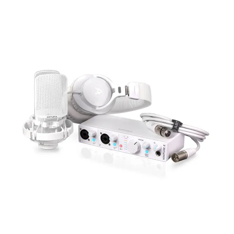Arturia MiniFuse Recording Studio Pack - White
