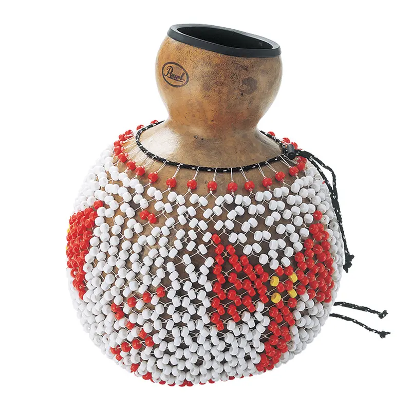 Pearl Shekere Traditional Natural Gourd - Caja (Large)