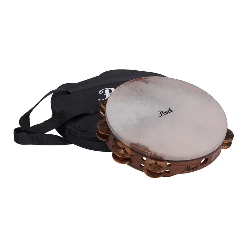 Pearl Tambourine Concert Beryllium Copper Jingles w/ Bag