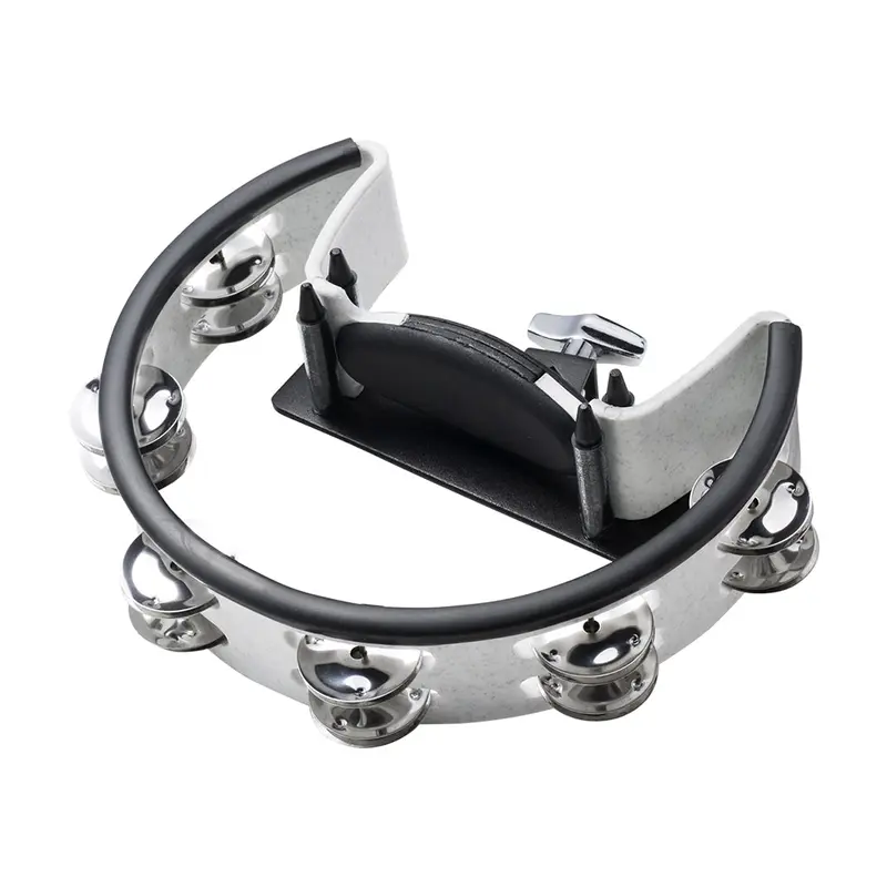 Pearl Tambourine Steel Jingles w/ Mount Holder