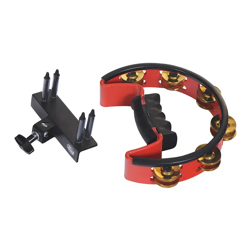 Pearl Ultra Grip Tambourine - Brass Jingles