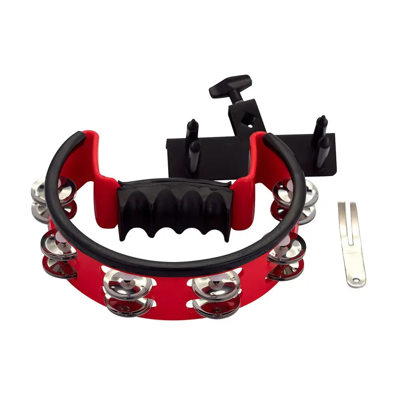 Pearl Ultra Grip Tambourine - Steel Jingles