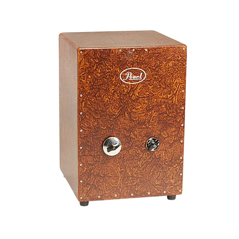 Pearl Percussion Cajon with Adjustable Brazilian Platinella-style Jingles