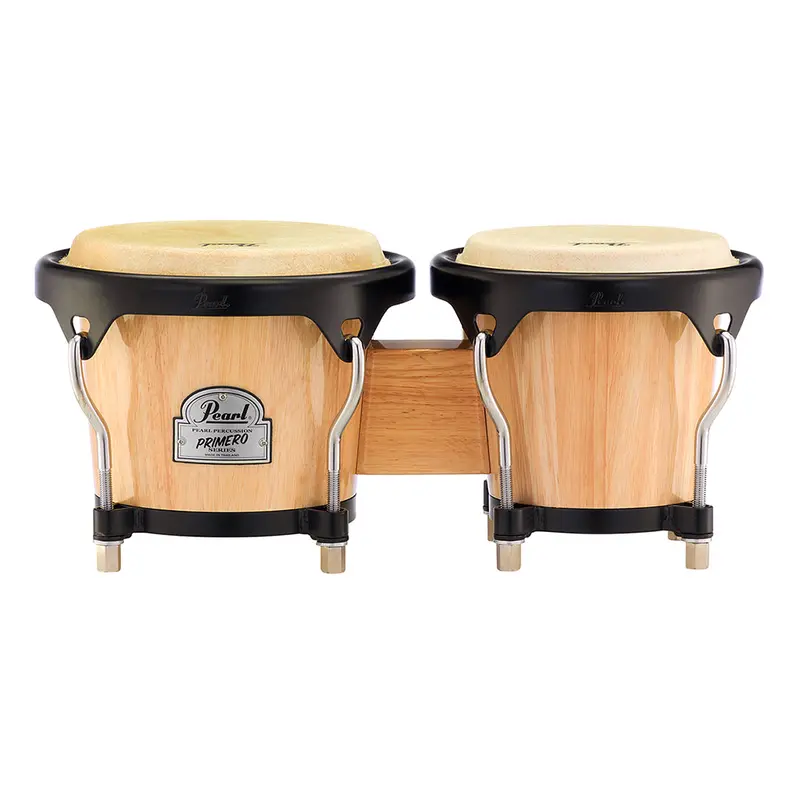 Pearl Primero Wood Bongos 6"+7" - Natural Lacquer