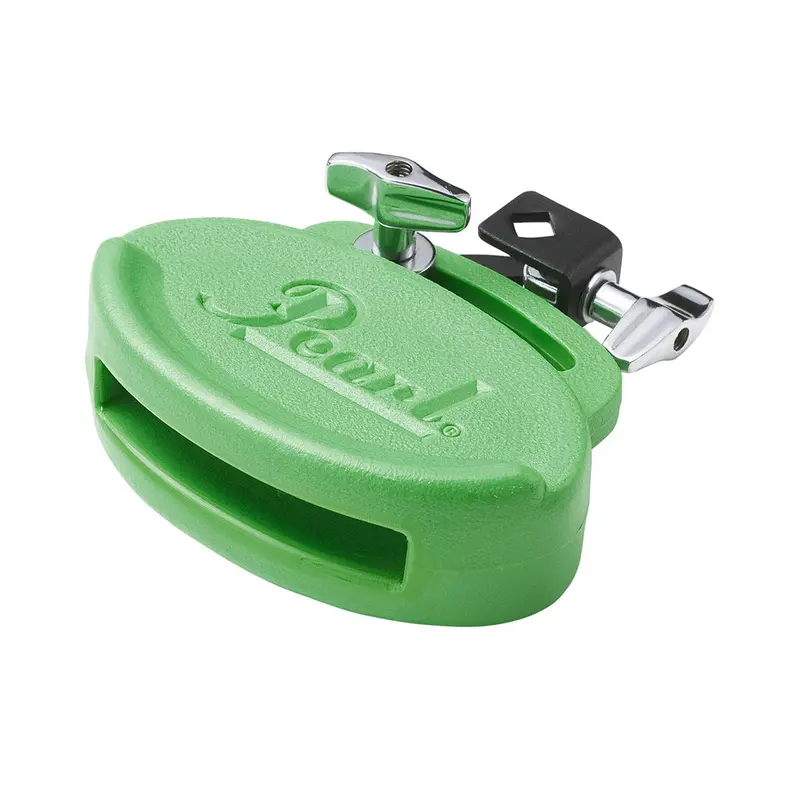 Pearl High Clave Block w/ Holder - Neon Green