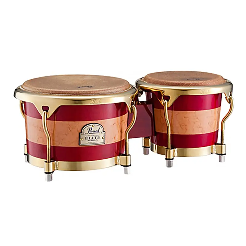 Pearl Elite Series Oak Bongos 7"+9" - Cherry Eucalyptus w/ Gold Hardware