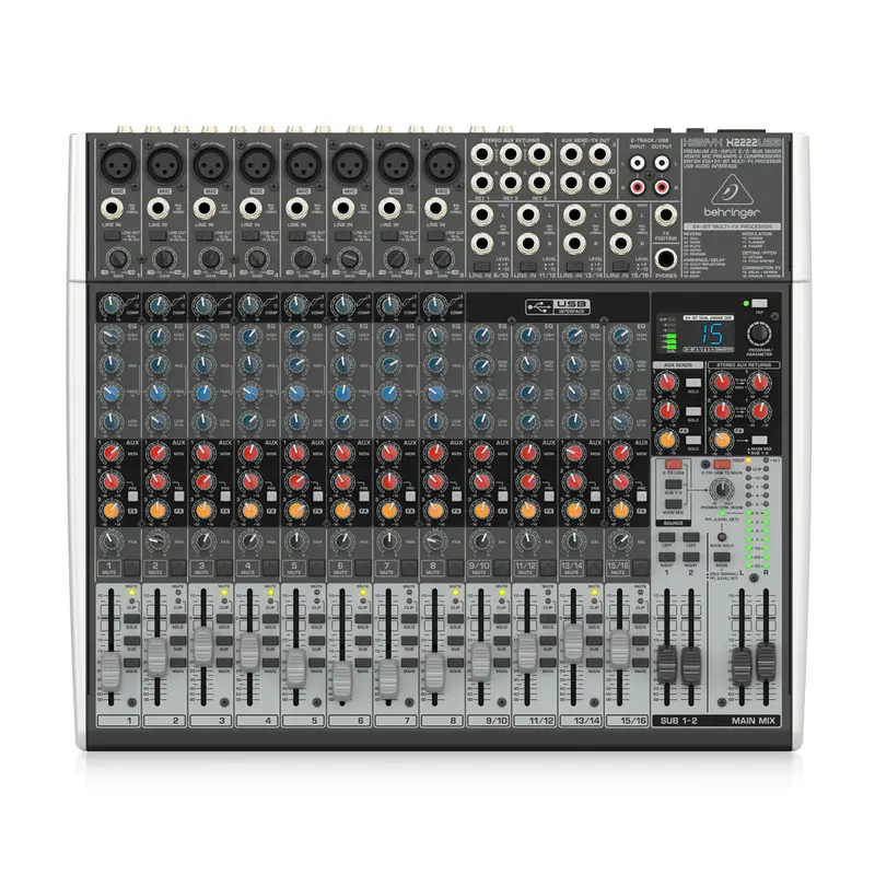 Behringer Xenyx X2222USB Mixer W/ Rack Ears