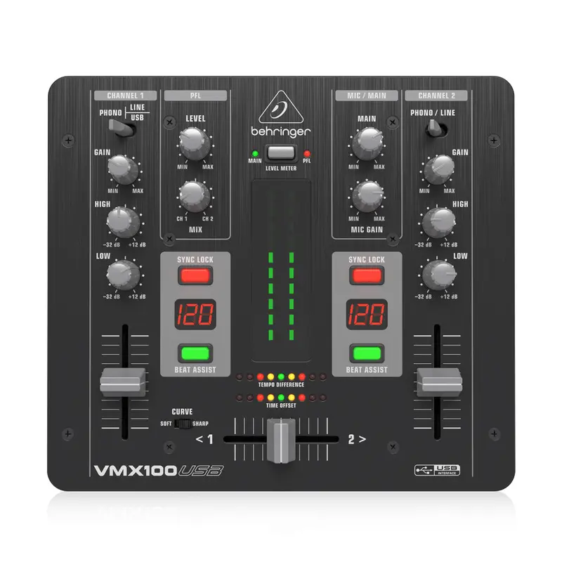 Behringer VMX100USB Pro Dj Mixer