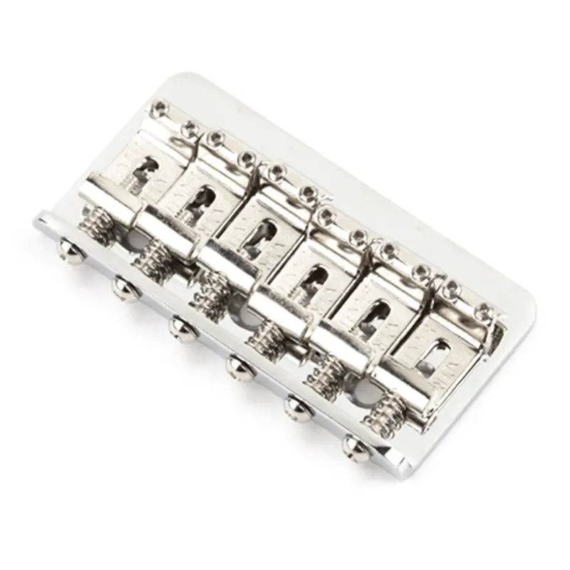 Fender 6 Saddle Hardtail Classic/Standard Series Bridge Assembly - Chrome