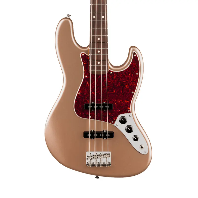 Fender American Professional Classic Jazz Bass - Faded Firemist Gold, Rosewood Fingerboard