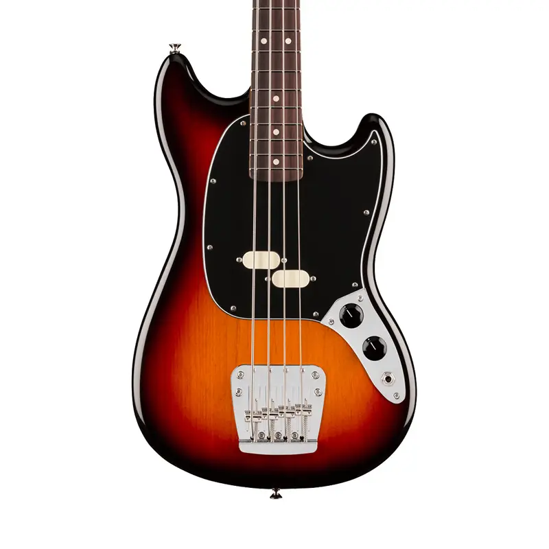 Fender American Professional Classic Mustang Bass - 3-Colour Sunburst, Rosewood Fingerboard