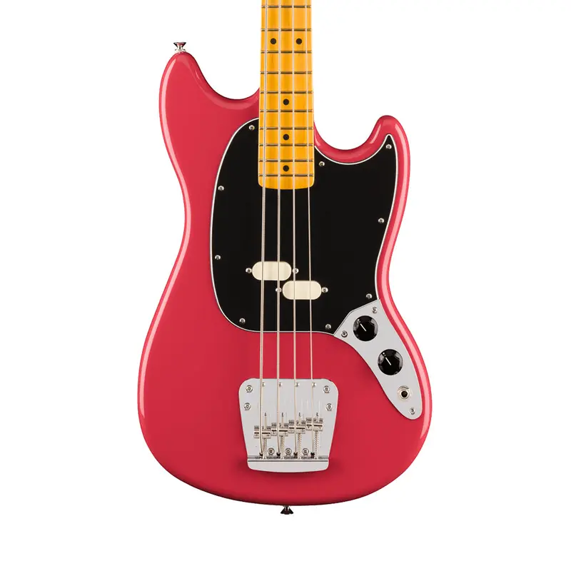 Fender American Professional Classic Mustang Bass - Faded Dakota Red, Maple Fingerboard