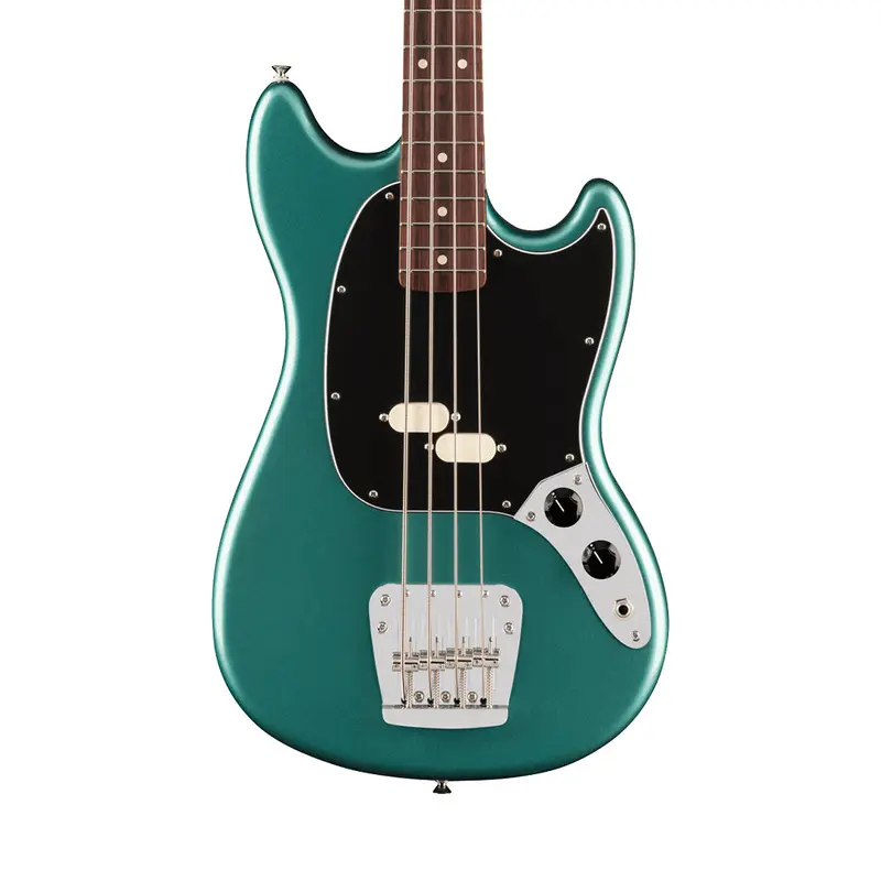 Fender American Professional Classic Mustang Bass - Faded Sherwood Green Metallic,  Rosewood Fingerboard