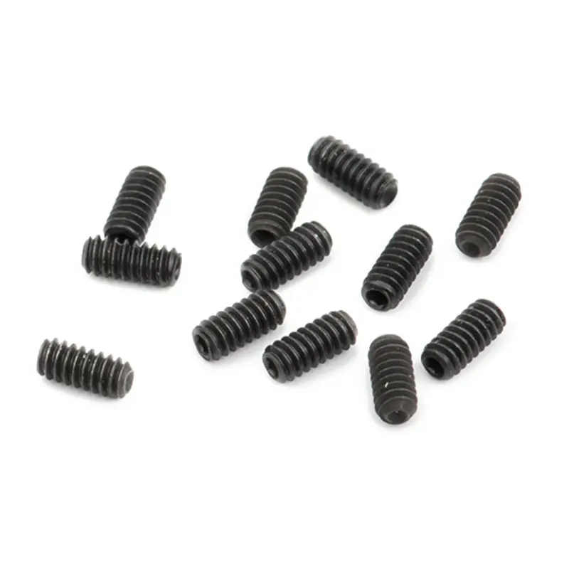 Fender 12 American Series Guitar Bridge Saddle Height Adjustment Screws 1/4 inch in Black