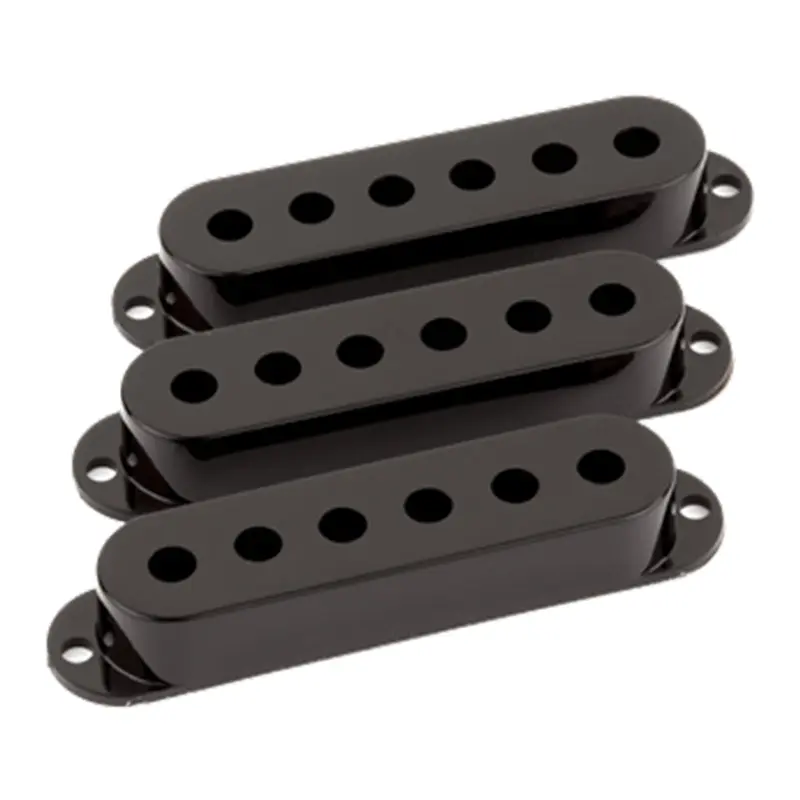 Fender 3 Pickup Covers Stratocaster in Black