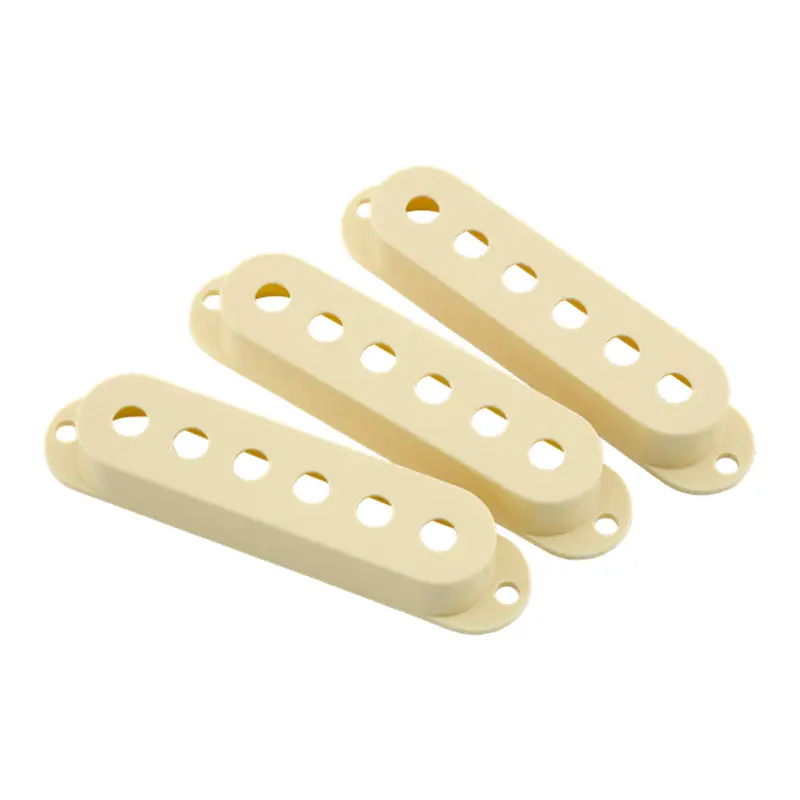 Fender 3 Road Worn Stratocaster Pickup Covers in Aged White