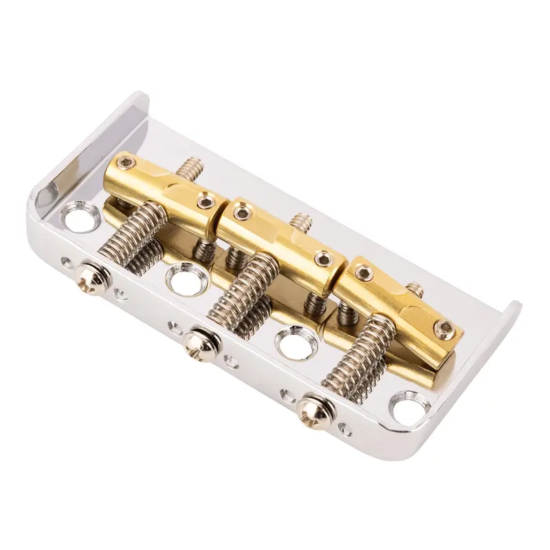 Fender 3 Saddle Custom Cut Off Vintage Style Tele Bridge with Compensated Brass Saddles