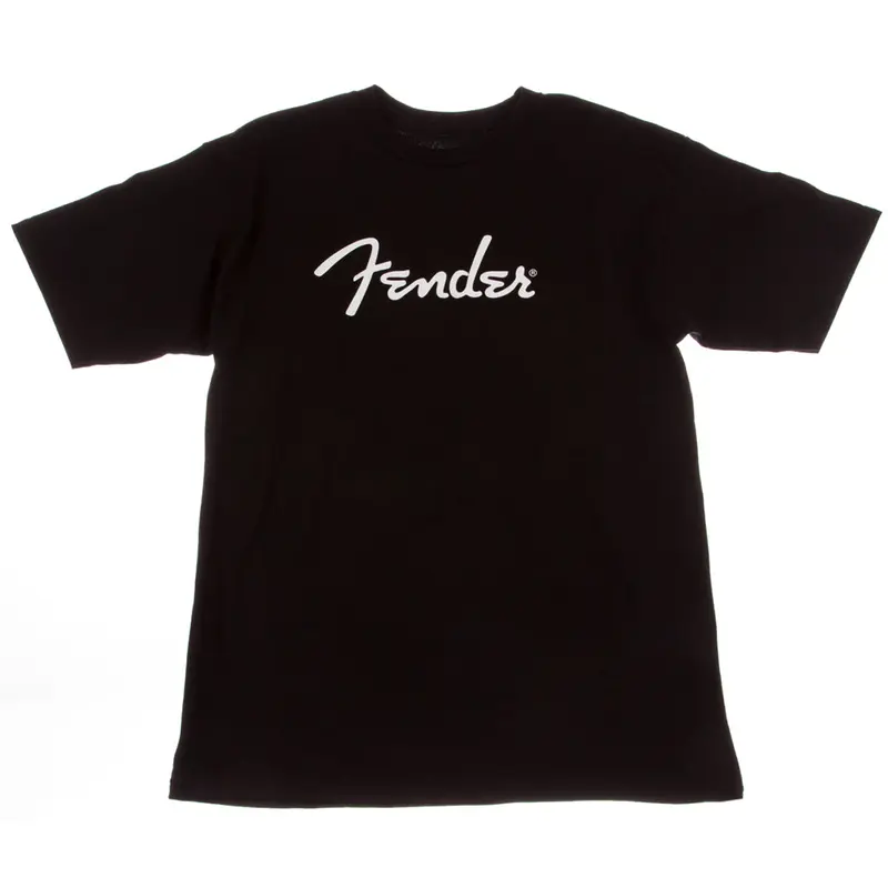 Fender - Spaghetti Logo T-Shirt, Black, L