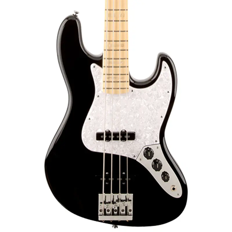 Fender - U.S.A. Geddy Lee Jazz Bass, Maple Fingerboard, Black